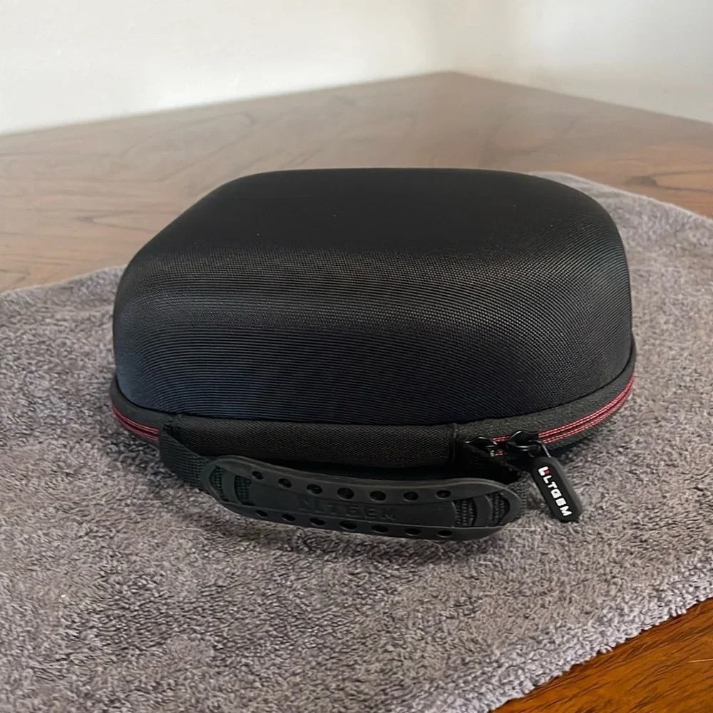 LTGEM Hard Travel Carrying Headphones Case for Sony Diaphragm Headphone, Black